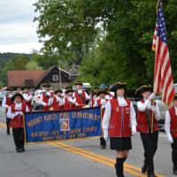 <p>Mount Kisco&#x27;s Ancient Fife &amp; Drum Corps in the Mahopac parade.</p>