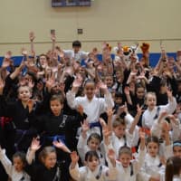 <p>Martial arts students at The Dojo in Stamford. </p>