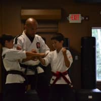 <p>Students receive instruction at The Dojo in Stamford.</p>