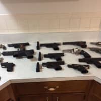 <p>Port Chester police helped recover 15 guns, seven of which they say are illegal. </p>