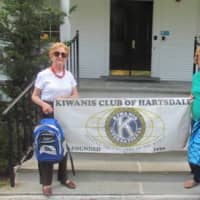<p>The Kiwanis Club of Hartsdale donates stuffed backpacks for the ANDRUS Drive. </p>