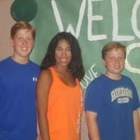 <p>Tim Fallo, Jadeen Mercado and Regan Fallo are excited for a new school year. </p>