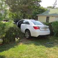 <p>The car tore through three New Rochelle back yards.</p>