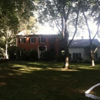 <p>The interior of the home in North Stamford is gutted after the overnight fire. </p>