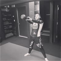 <p>Ron &quot;Bruiser&quot; Barone training in Eastchester for his fight on Saturday.</p>