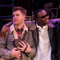<p>From left are Richard Cummings of Norwalk as Mark Cohen, Kevin Thompson also from Norwalk  as Benny and Ben McCormack  from Trumbull as Roger Davis in Curtain Call&#x27;s production of Rent.</p>