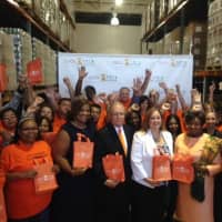 <p>Friends, supporters and staff joined together to support Food Bank for Westchester&#x27;s Go Orange to End Hunger campaign. </p>