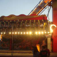 <p>One of several rides at the Oyster Festival.</p>