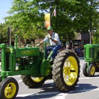 <p>There was an antique tractor show at the fair. </p>