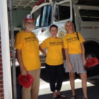 <p>Members of St. John&#x27;s Lutheran Church in Stamford delivered cookies to the fire station in the Belltown section of Stamford as part of its &quot;God&#x27;s Work, Our Hands&quot; community outreach project.</p>