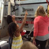 <p>Children from St. John&#x27;s Lutheran Church in Stamford enjoy visiting the firehouse.</p>