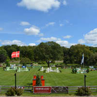 <p>A view of the Grand Prix field at Old Salem Farm.</p>
