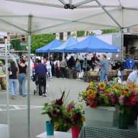<p>The Down to Earth Farmers Market also offers a wide selection of flowers. </p>