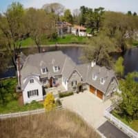 <p>The house at 87 Goodwives River Road in Darien is open for viewing on Sunday.</p>