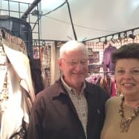 <p>Bob Juul shops with his wife Karen at Crafts at Lyndhurst. </p>