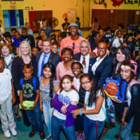 <p>Heavenly Productions hosted a backpack outreach program for less fortunate students. </p>