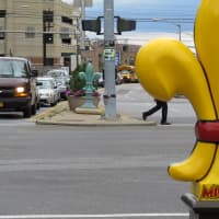 <p>There are 15 fleur-de-lis statues littered around New Rochelle.</p>