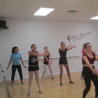 <p>Dance Expressions dancers practice what they learned from the Rockettes.</p>