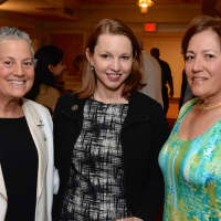 <p>WPH Director of Breast and Womens Medical Oncology Dr. Sara Sadan; WPH President Susan Fox; WPH Physician Associates Primary Care Physician Dr. Maria Wing.
 </p>