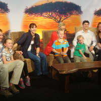 <p>Jones and the Wenham family, who took Chizi in and are raising him to release him back into the wild.</p>