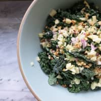 <p>With kale all the rage, this kale and apple salad should be a crowd-pleaser.</p>