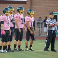 <p>The Lakeland High School football team helped raise more than $14,000 in Tackles for a Cure, an event aimed at raising money for breast cancer awareness. </p>