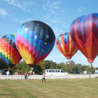 <p>People were able to get a different view of the backcountry on hot air balloon rides. The balloons were tethered to the ground and patrons were able to rise a short distance in the air before they were pulled back down.</p>