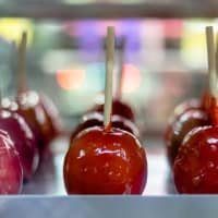 <p>Candied and caramel apples were sold. </p>