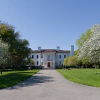 <p>Michael Douglas and Catherine Zeta-Jones recently purchased this home in Bedford.</p>