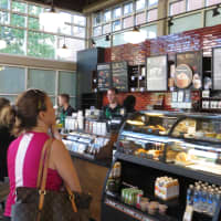 <p>Coffee-thirsty customers lined up at the Renaissance Plaza Starbucks after an 18-day makeover this month.</p>