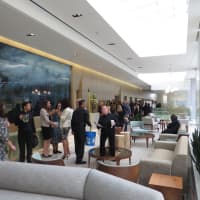 <p>Hundreds of people lined up for tours Wednesday of the new Memorial Sloan Kettering medical facility in West Harrison.</p>