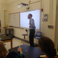 <p>Bronxville and Tuckahoe teachers demonstrated to each other how they use technology in the classroom.</p>
