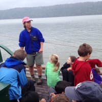 <p>Students and faculty gathered to study plankton and other marine life. </p>
