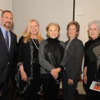 <p>From left, Brian Lang, curator, Corporate Art Collection; Jean Marie Connolly, senior director, BNY Mellon Wealth; Janet T. Langsam, CEO, ArtsWestchester; Froma Benerofe, president, ArtsWestchester Board, Jacqueline Walker, past board president.</p>