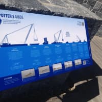 <p>The &quot;Spotter&#x27;s Guide&quot; at the new Tappan Zee construction viewing area in Tarrytown</p>