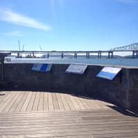 <p>The new Tappan Zee construction viewing area in Tarrytown</p>