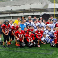 <p>Sixth grade football teams from New Canaan and Darien met in a contest at West Point on Saturday.</p>