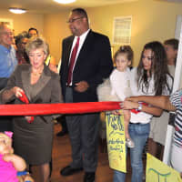<p>Linda McMahon cuts the ribbon at Liberation Programs Inc.&#x27;s new facility, The Linda &amp; Vince McMahon Center for Women and Children in Norwalk.</p>
