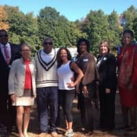 <p>Mount Vernon school and city officials came together to celebrate the partnership with Project Fit America.</p>