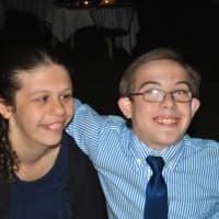 <p>Mia Filippone and Jack Anthony, friends and 7th grade Fox Lane Middle School students.</p>