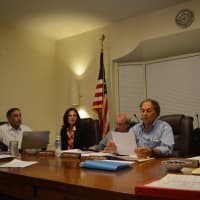 <p>The Pound Ridge Planning Board at its Sept. 25 meeting.</p>