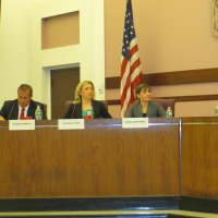 <p>The Republican challengers for village board are, from left, Michael Ianniello, Stefanie Lividini and Maggie Leigh O&#x27;Neill.</p>
