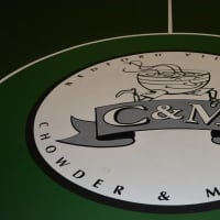 <p>The Bedford Village Chowder &amp; Marching Club&#x27;s logo is featured in the center circle of the new basketball court.</p>