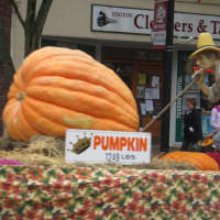<p>Harrison Paint Supply carted its annual &quot;giant pumpkin,&#x27;&#x27; with this season&#x27;s weighing in at 1,249 pounds.</p>