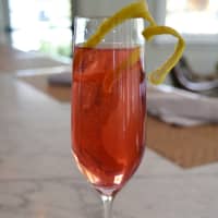<p>The Mr. Pink cocktail at One Twenty One in North Salem celebrates Breast Cancer Awareness month.</p>