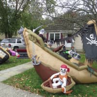 <p>At 277 Park Ave. in Harrison, there are several inflatable Halloween decorations. Catch them before it storms.</p>