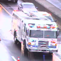 <p>Cleanup continues on I-95 in Greenwich.</p>