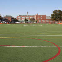 <p>The Eastchester High School turf field was closed last year for safety reasons.</p>