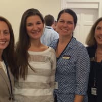 <p>Realtor Nadine Tanen with The Higgins Group Real Estate, Shoshona Snyder with William Raveis
Realtor, Jane Jones with Higgins and Realtor, Merry Hampton with William Raveis attended the event.
</p>