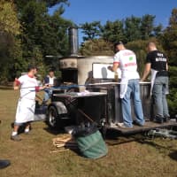 <p>The Cookery&#x27;s of Dobbs Ferry&#x27;s DoughNation Truck, which donates 2 percent of each pizza pie to charity</p>
